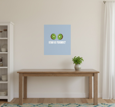 Poster da cucina citazione divertente con kiwi - TenStickers