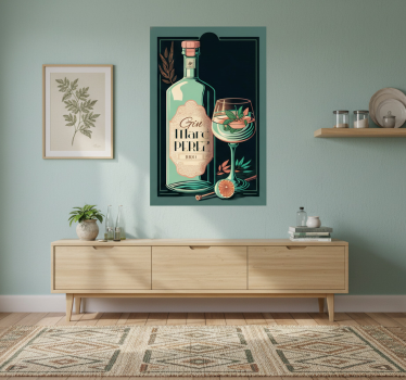 Poster da cucina gin e tonica - TenStickers