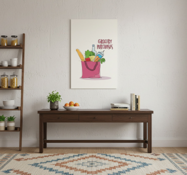 Poster da cucina illustrazione di generi alimentari - TenStickers