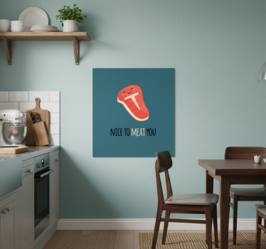 Poster da cucina piacere di conoscerti citazioni divertenti - TenStickers