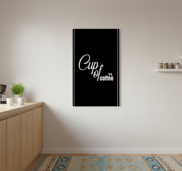Poster da cucina tenda minimalista tazza di caffè 4 - TenStickers