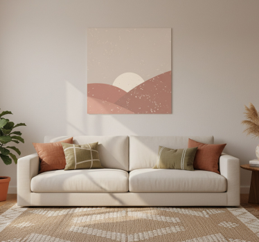 Poster da soggiorno arte murale all'alba - TenStickers