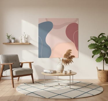 Poster da soggiorno colori tenui per pareti - TenStickers