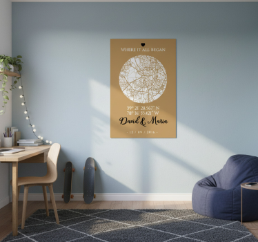 Poster da soggiorno dove tutto è cominciato - TenStickers