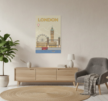 Poster delle città londra - TenStickers