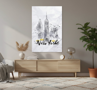 Poster delle città skyline di new york - TenStickers