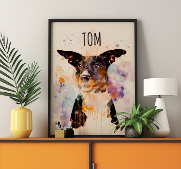 Poster di altri animali arte dell'acquerello personalizzata - TenStickers