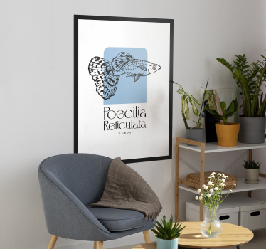 Poster con pesci pesce guppy - TenStickers