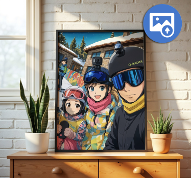 Poster da parete personalizzati carica la tua immagine ghibli - TenStickers