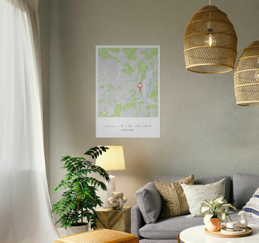 poster da parete personalizzati dove tutto è iniziato - TenStickers