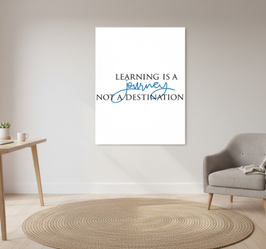 Poster per ufficio citazione ispiratrice sul viaggio - TenStickers