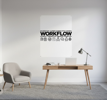 Poster per ufficio flusso di lavoro - TenStickers