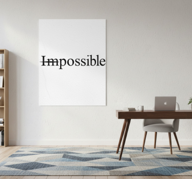 Poster per ufficio nulla è impossibile - TenStickers
