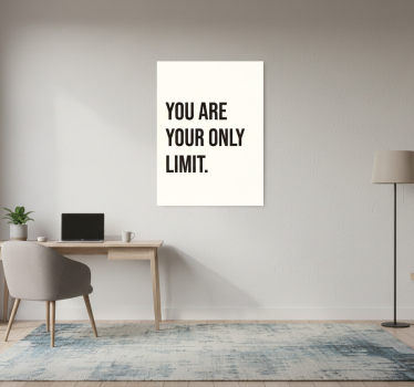 Poster per ufficio sei tu il tuo unico limite - TenStickers