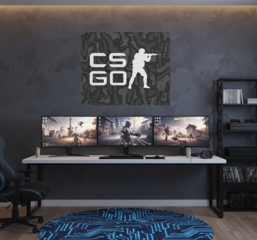 Poster videogioco design cs go - TenStickers