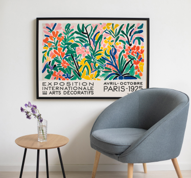 Poster artistico mostra d'arte naturalista - TenStickers