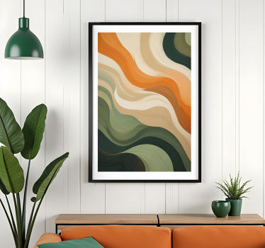 Poster artistico pastelli multicolori - TenStickers