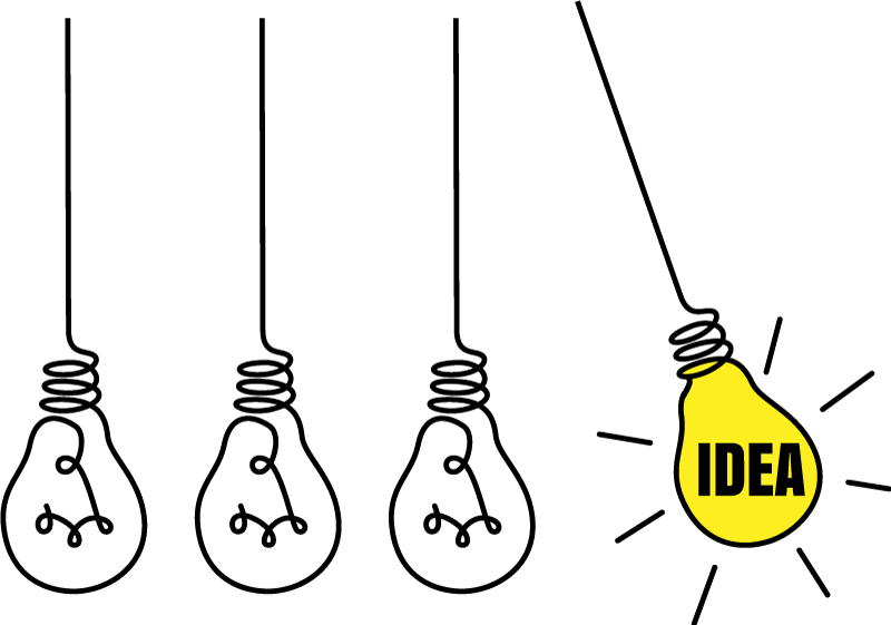 Poster per ufficio lampadine idee - TenStickers