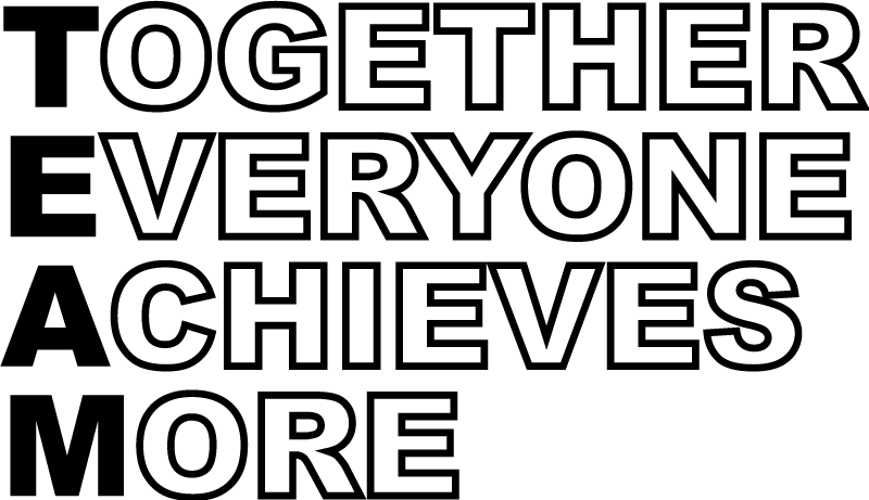 Poster per ufficio citazione di squadra - TenStickers