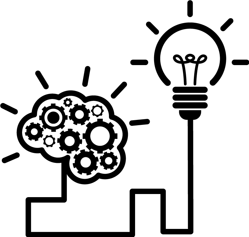 Poster per ufficio lampadina dell'idea - TenStickers