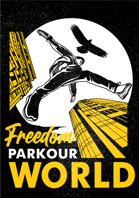 Poster cameretta ragazzi mondo del parkour - TenStickers