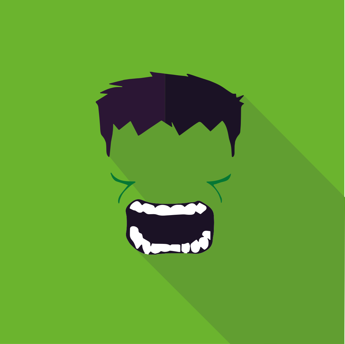 Poster cameretta ragazzi supereroe verde - TenStickers