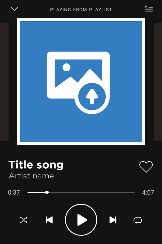 Poster da soggiorno canvas di spotify - TenStickers