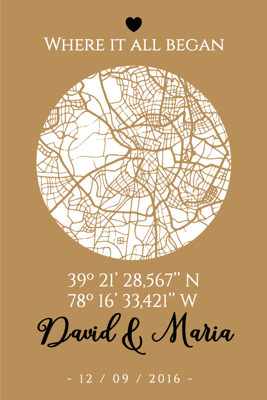 Poster da soggiorno dove tutto è cominciato - TenStickers