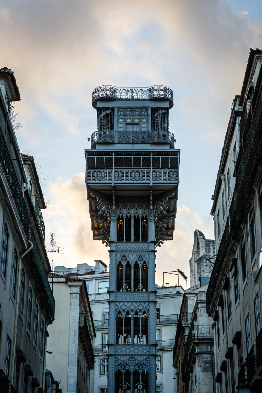 Poster da soggiorno ascensore di lisbona - TenStickers
