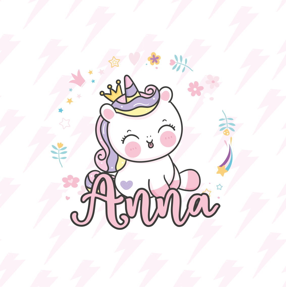 Poster cameretta unicorno baby carino - TenStickers