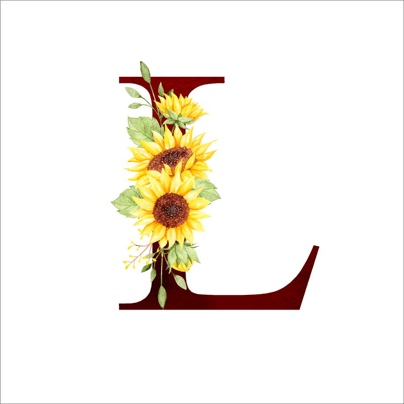 Poster con fiori girasole personalizzabile - TenStickers