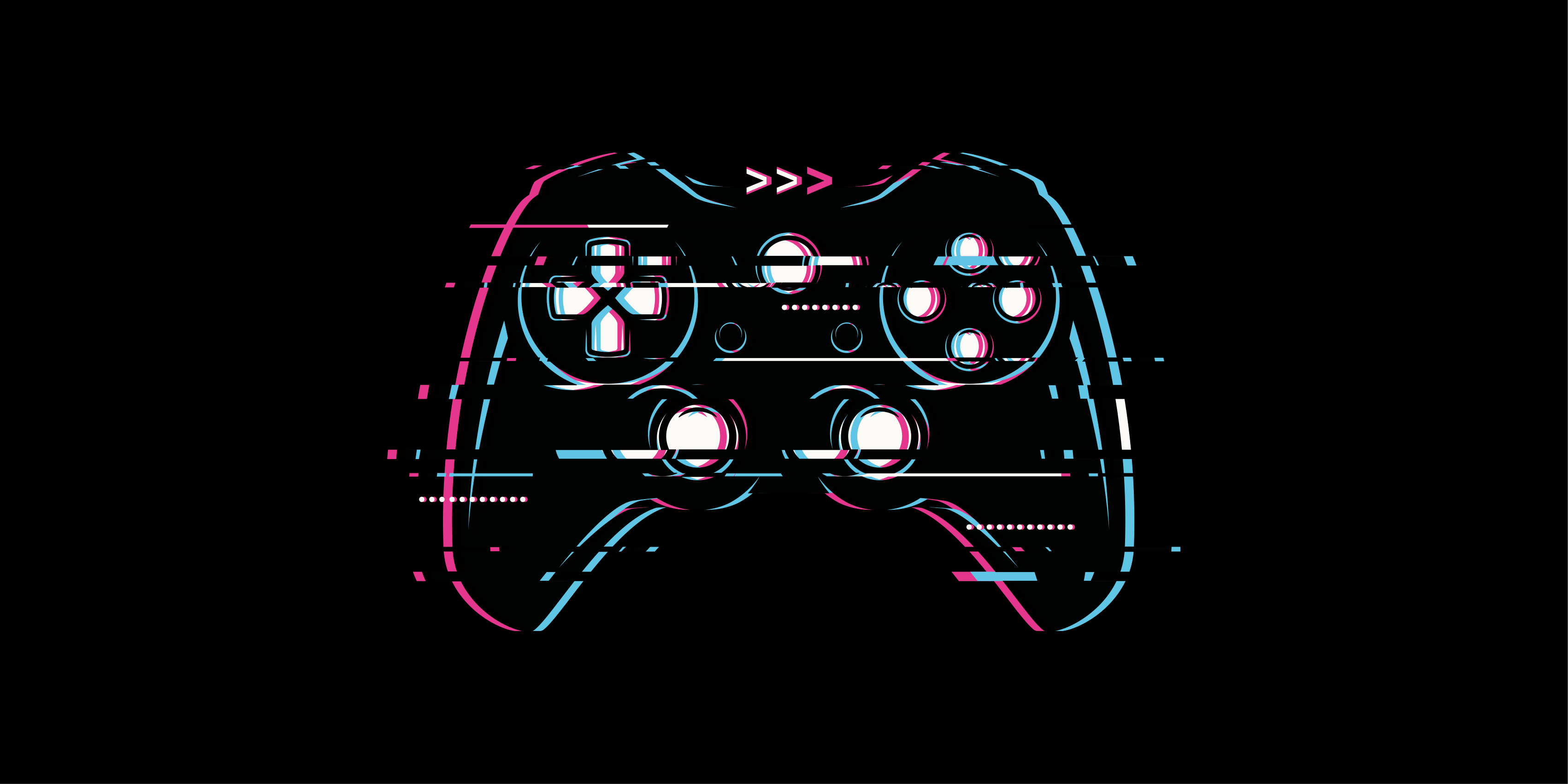 Poster videogioco grafica pad rotto - TenStickers