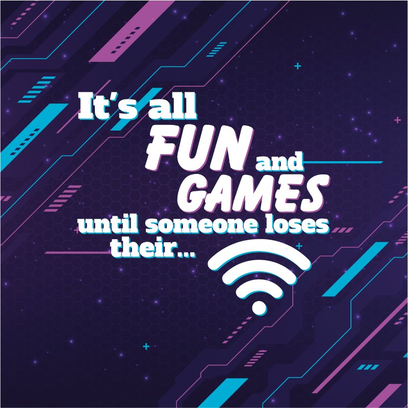 Poster cameretta ragazzi wifi divertente - TenStickers