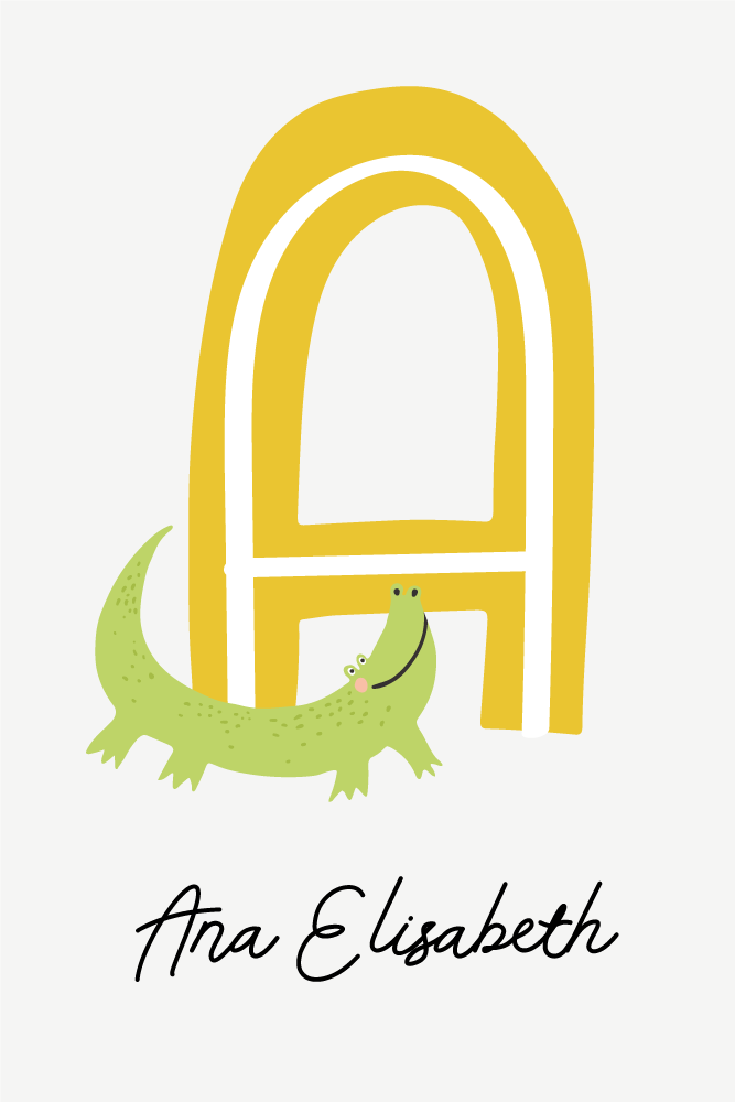 Poster cameretta ragazzi un compagno coccodrillo - TenStickers