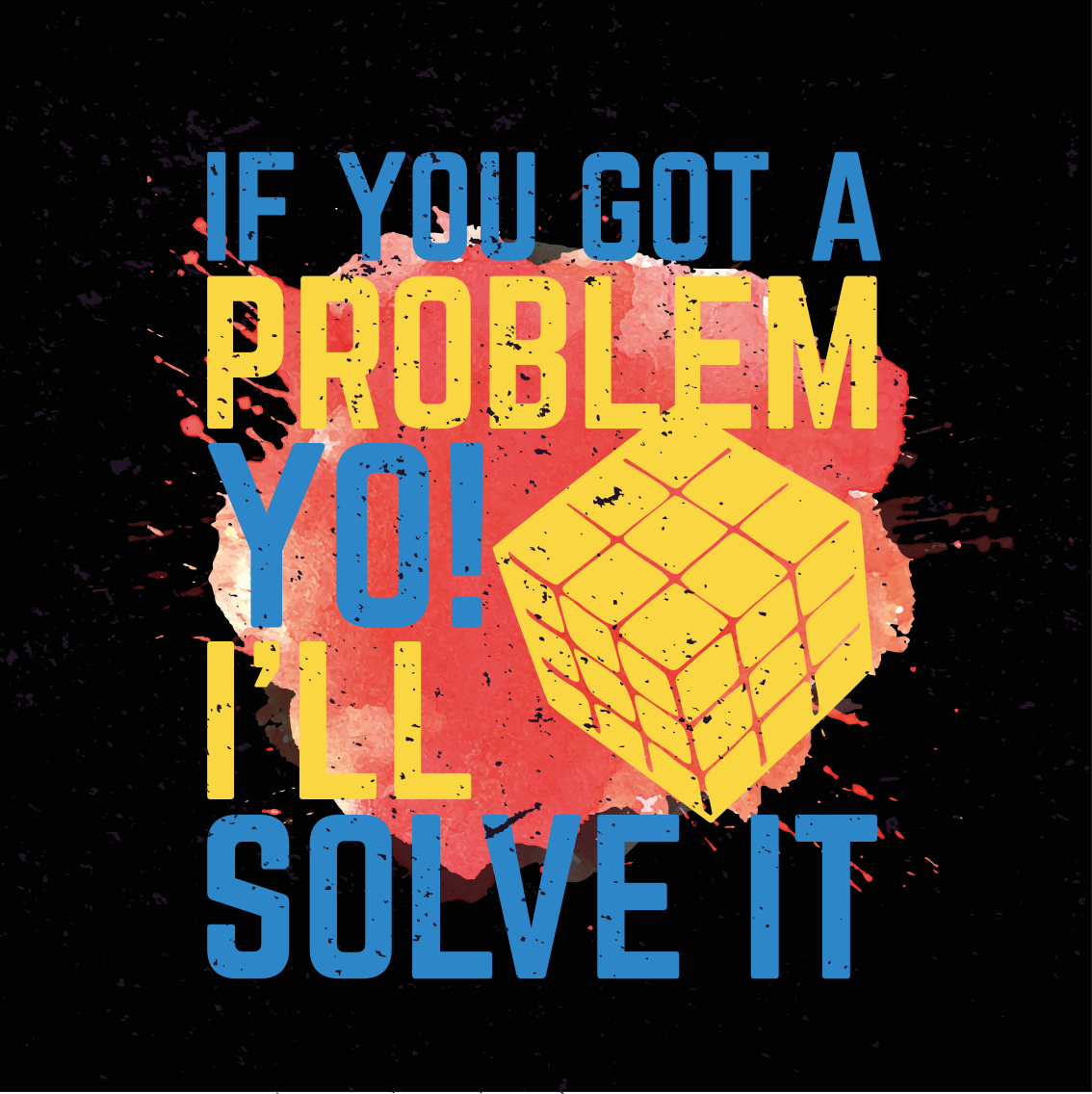 Poster cameretta ragazzi citazione cubo di rubik - TenStickers