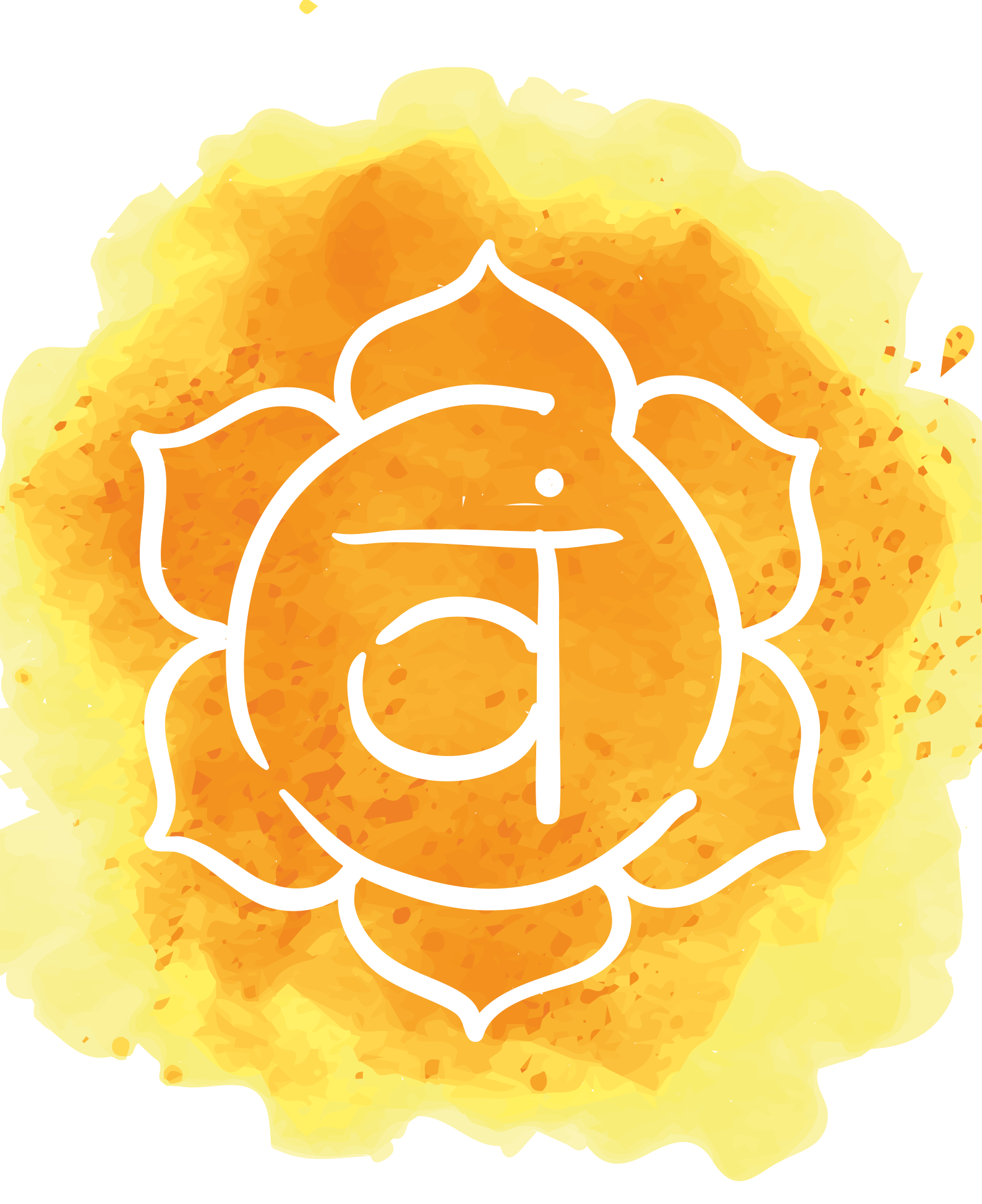Poster meditazione simbolo del chakra sacrale - TenStickers
