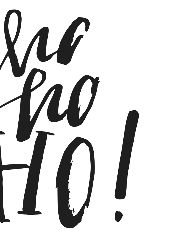 Poster di natale ecco babbo natale! - TenStickers