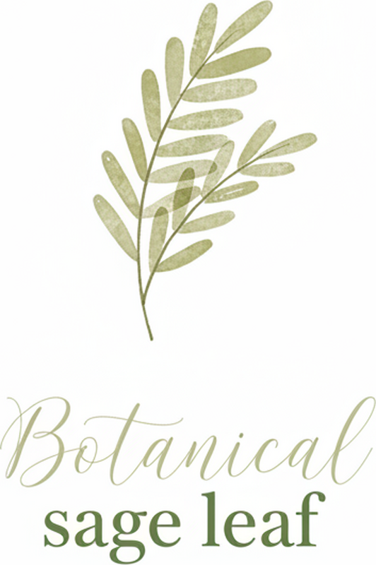 Poster da parete personalizzati foglia di salvia botanica - TenStickers