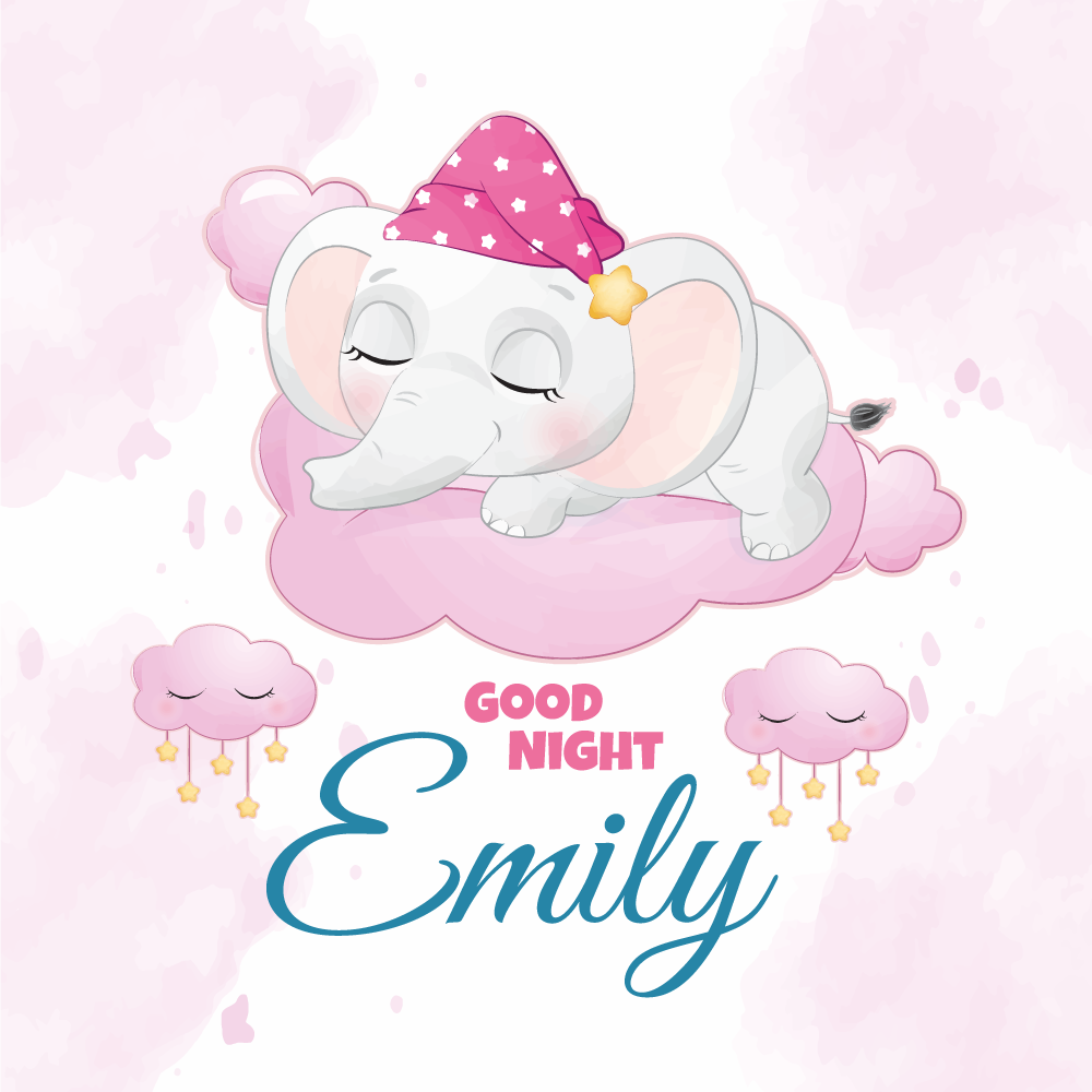 Poster da parete personalizzati sogni d'oro elefante - TenStickers