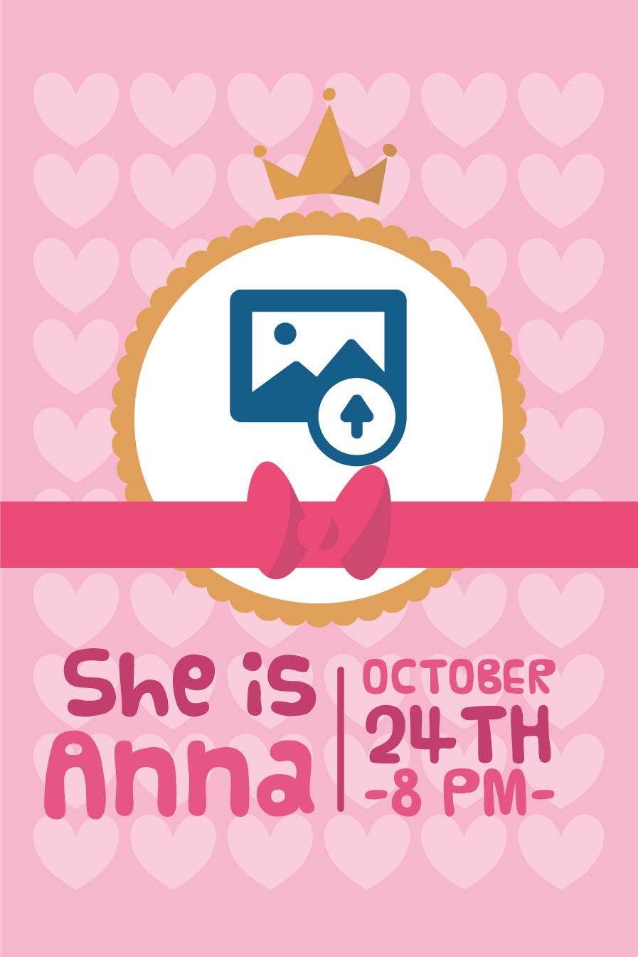 Poster da parete personalizzati banner di compleanno - TenStickers