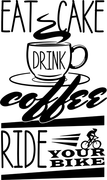 Poster murali di ciclismo decorativi caffè e bici - TenStickers
