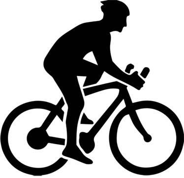 Poster murali di ciclismo ciclista su strada - TenStickers