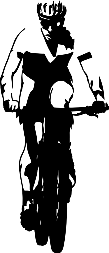 Poster murali di ciclismo ciclista mountain bike in viaggio - TenStickers