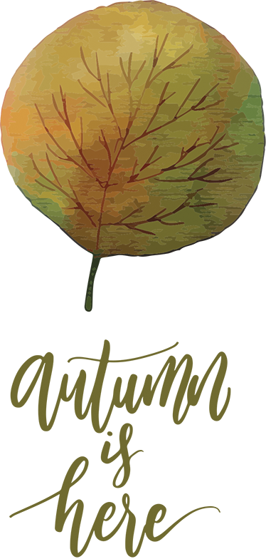 Poster di alberi autunnali è arrivato l'autunno - TenStickers
