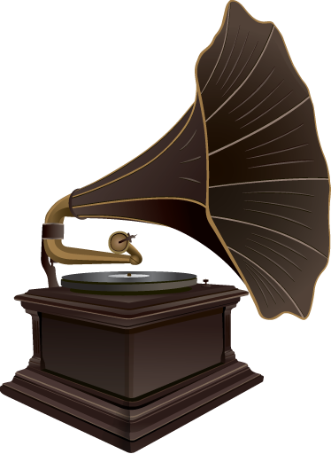 Poster di concerti vinile decorativo grammofono antico - TenStickers