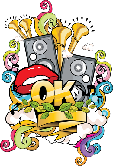 Poster di concerti vinile decorativo graffiti musicali - TenStickers