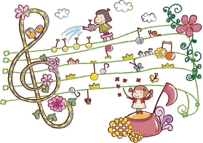 Poster di concerti vinile per bambini città musicale - TenStickers