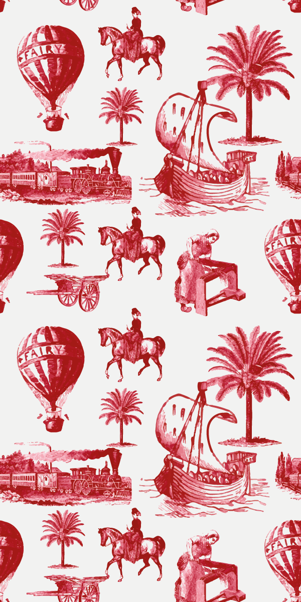 Poster retrò palloni aerostatici vintage francesi - TenStickers