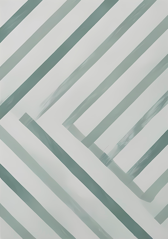 Poster astratti a strisce diagonali - TenStickers