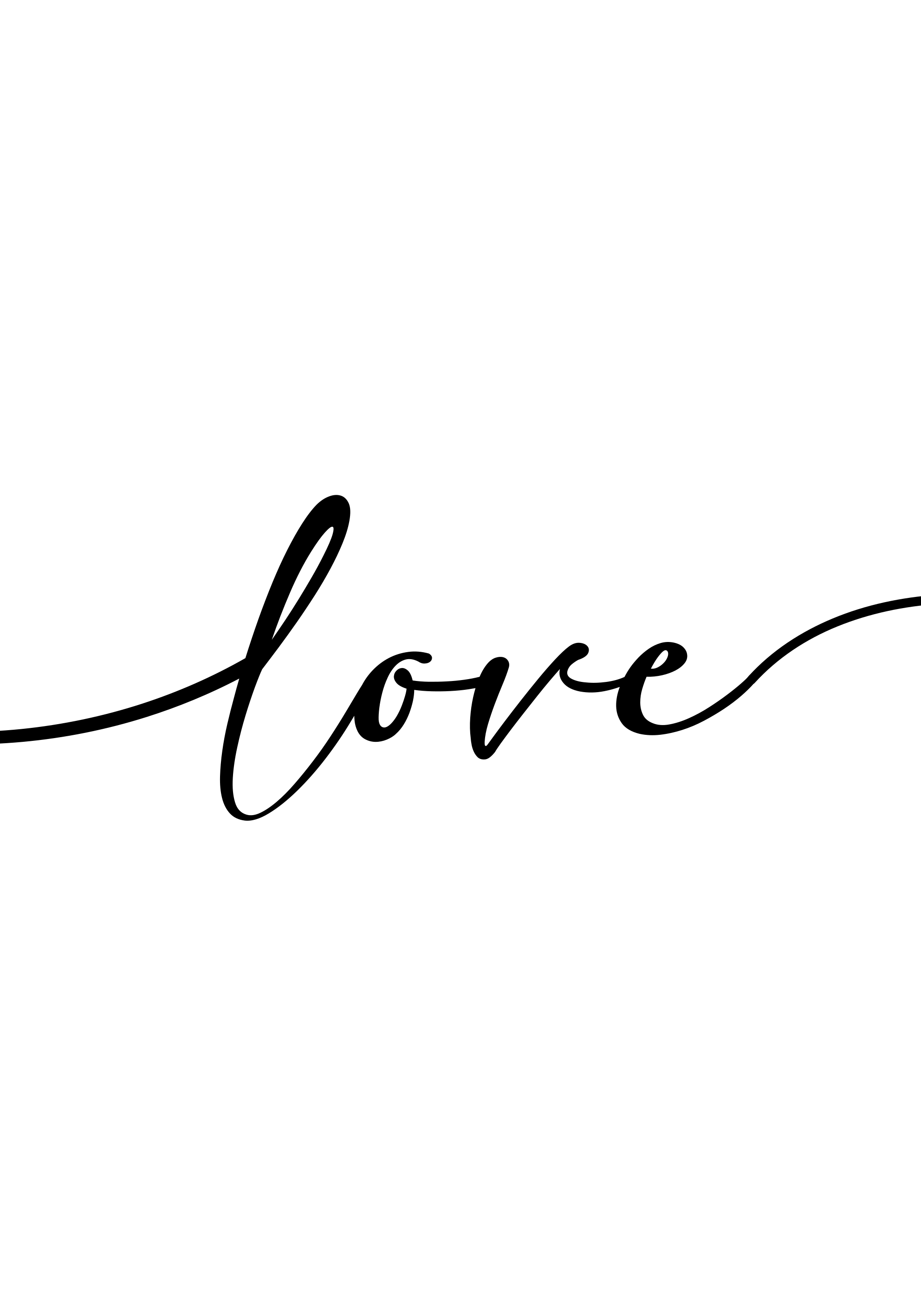 Poster con frasi parole d'amore - TenStickers